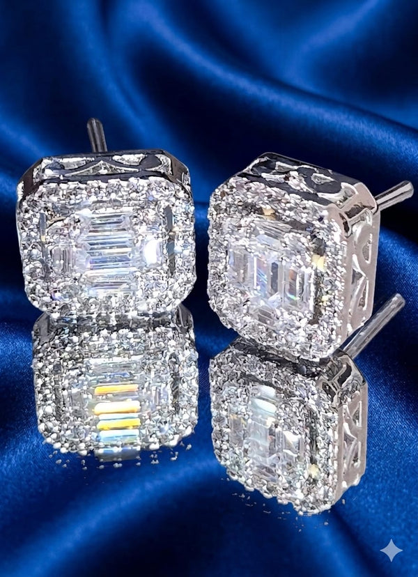 1 carat diamond stud with halo
