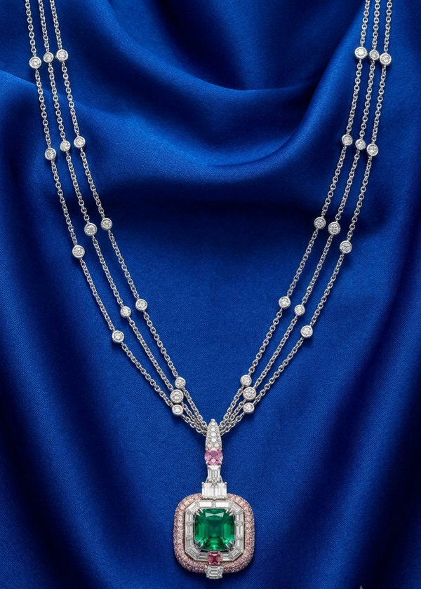 The Emerald Empress Pendant Necklace